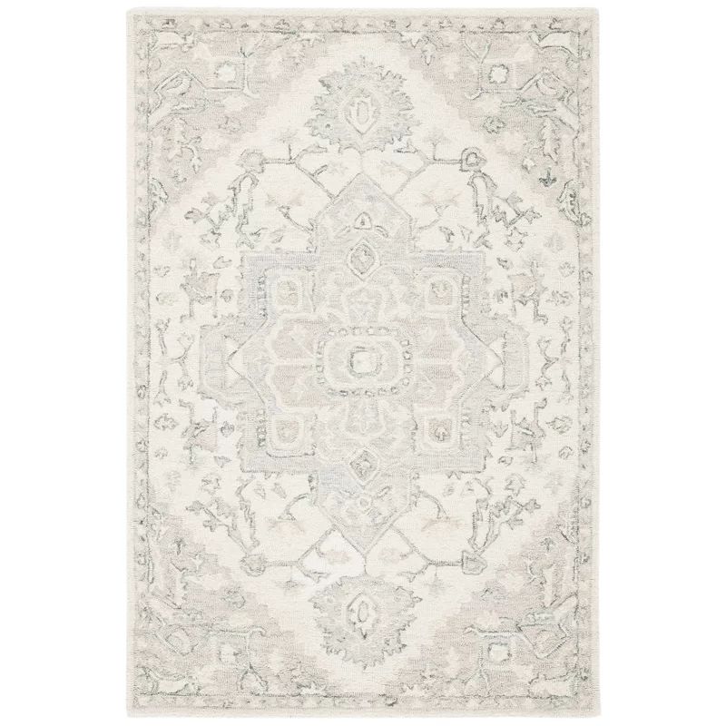 Creline Oriental Handwoven Wool Ivory/Beige Area Rug | Wayfair Professional