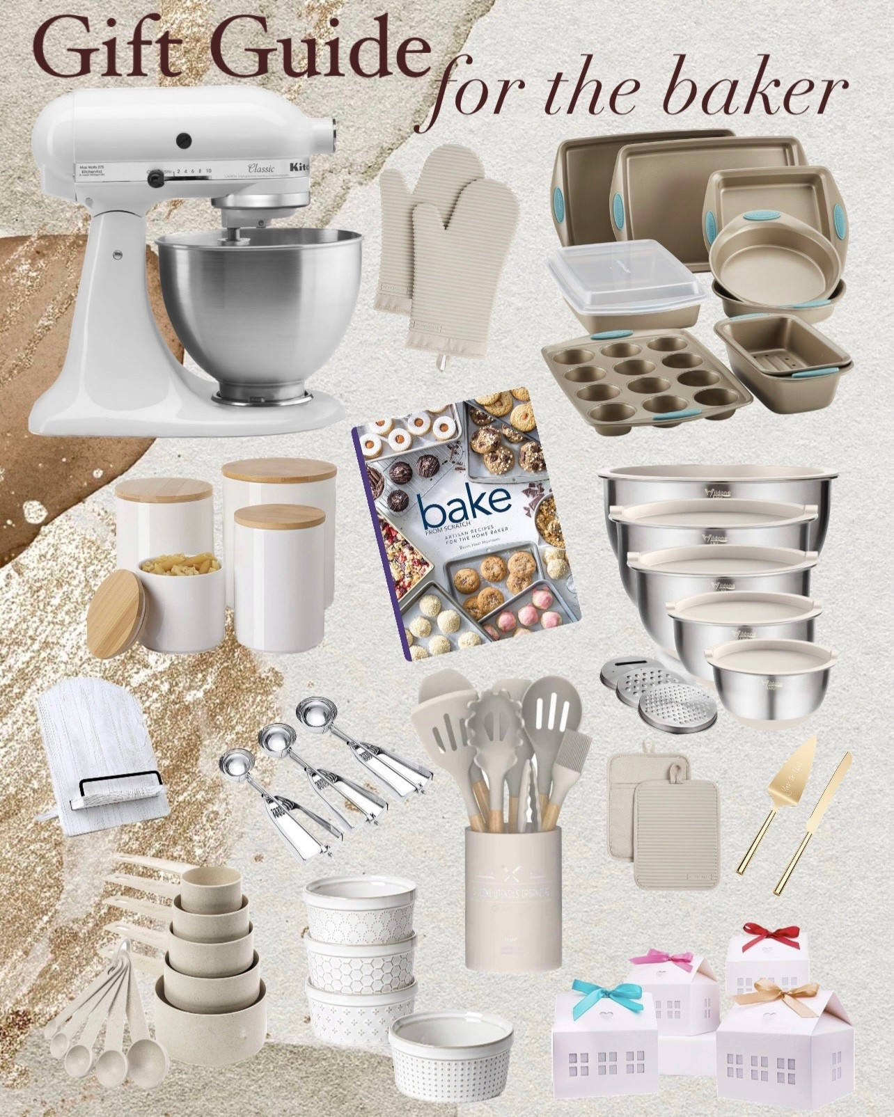 Gift Guide: for the baker 🎁✨ 
These aesthetic and functional favorite kitchen essentials + baking must-haves are perfect gifts for the foodie, grandmom, mom, friend, + hostess who loves to cook! Also perfect for the trendy girls in their sourdough making era! 

#LTKHoliday #LTKfoodie #LTKGiftGuide
