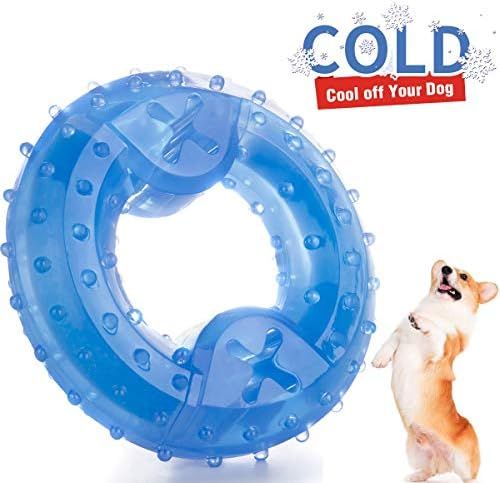 ZNOKA Pet Products Arctic Freeze Fetch Food Cooling Teether Upgraded Chew Toy | Amazon (US)