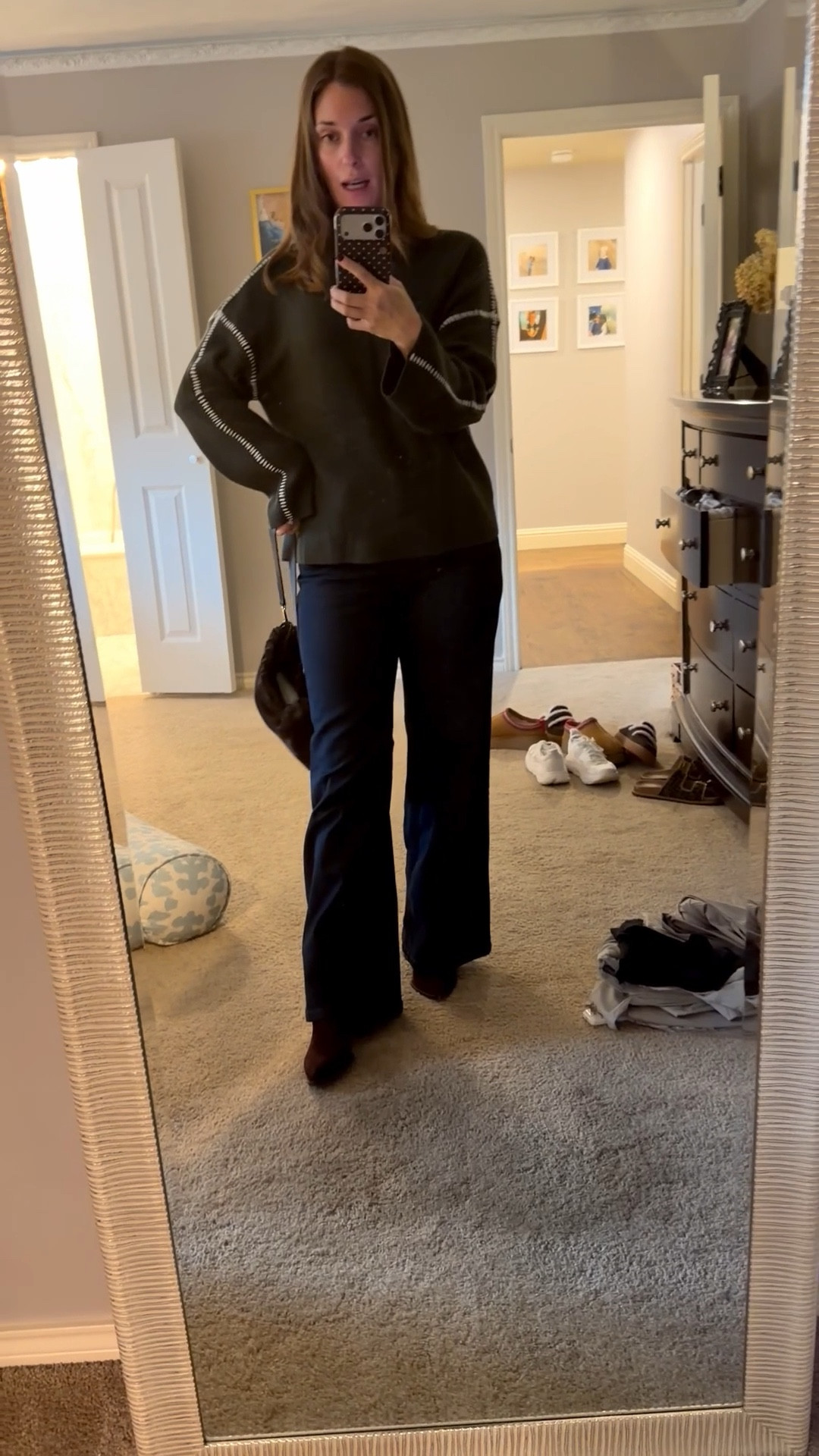 Holiday home tour outfit 

#LTKSeasonal #LTKHoliday #LTKdayinmylife