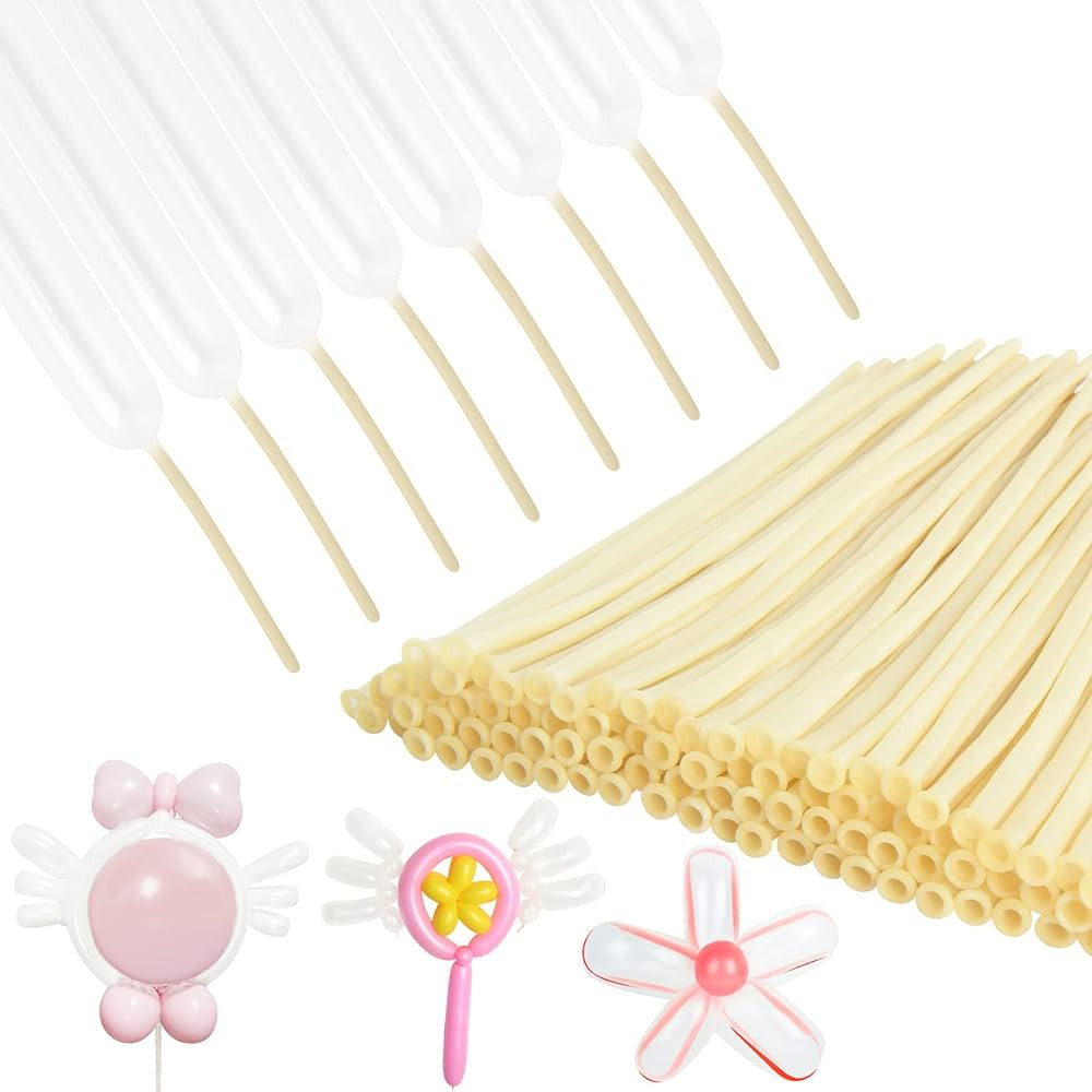 MOMOHOO 135PCS Clear 260 Balloons, Long Latex Balloons for Animals Balloons,Premium Quality Magic... | Amazon (US)