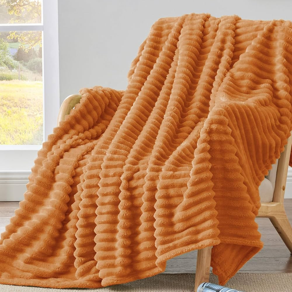 BEDELITE Fall Throw Blanket for Couch - 300GSM Soft & Warm Fluffy Fleece Blanket, Decorative and ... | Amazon (US)