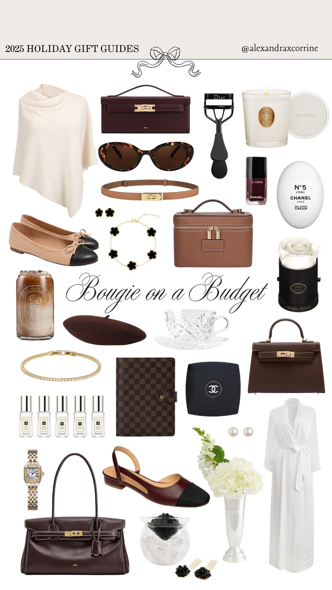 The 2025 holiday gift guides curated by Alexandra Corrine: Bougie on a budget 🤍 

Gift guide, holiday, Christmas gift ideas, gift ideas, wishlist, present, gift inspiration, holiday shopping, luxury for less, dupes, classic chic aesthetic, frugal chic

#LTKGiftGuide #LTKHoliday