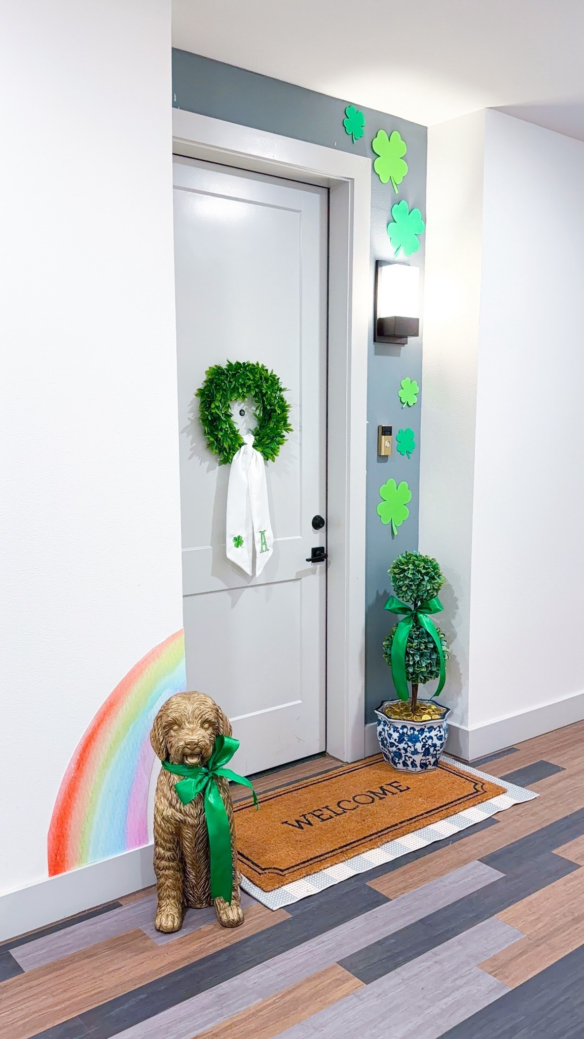 St Patrick’s day door decor 

#LTKHome