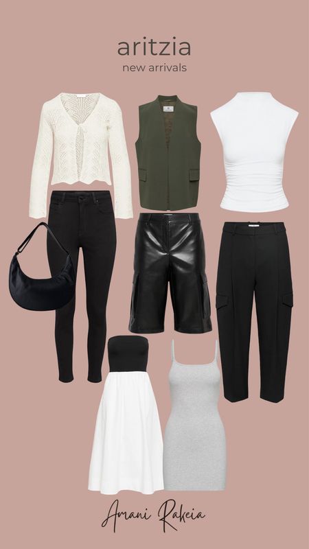 New arrivals, all from Aritzia.




Long sleeve tie sweater, vest shirt, sleeveless top, capris, Bermuda shorts, skinny jeans, shoulder bag, strapless dress, body con dress, spring outfits, midi dress, mini dresss

#LTKfindsunder50 #LTKfindsunder100 #LTKstyletip