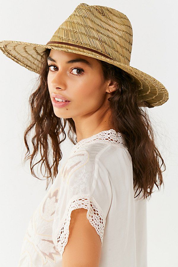 Brixton Bells Straw Lifeguard Hat - Beige M at Urban Outfitters | Urban Outfitters (US and RoW)
