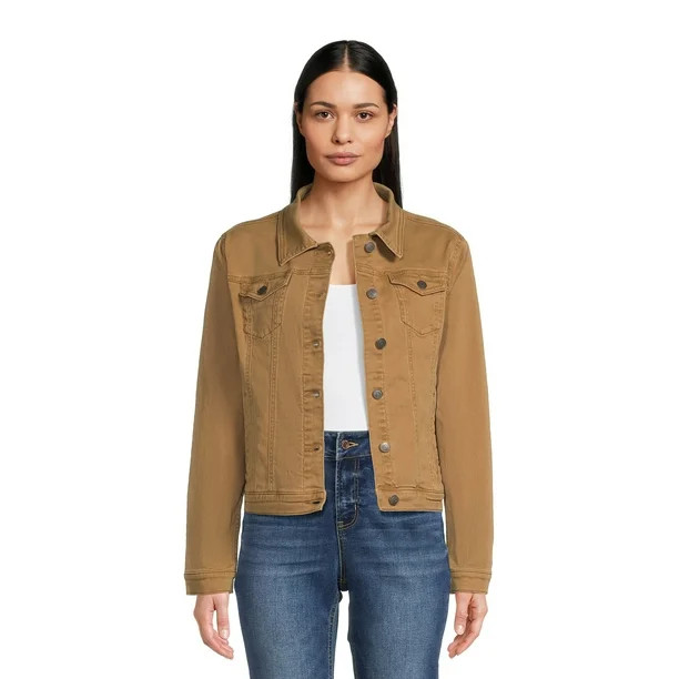 Time and Tru Women's Denim Jacket, Sizes XS-XXXL | Walmart (US)