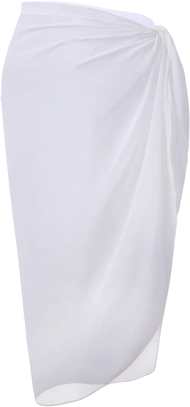 CARDYDONY Women's Swimsuit Cover Up Sarong Bikini Swimwear Beach Cover-Ups Wrap Skirt | Amazon (US)