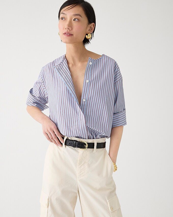 Thomas Mason® for J.Crew bib button-up shirt | J. Crew US