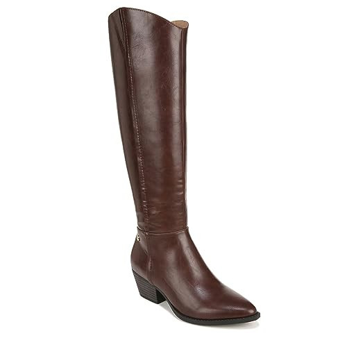 LifeStride Womens Reese Western Tall Riding Boots Brown 8.5 W | Amazon (US)