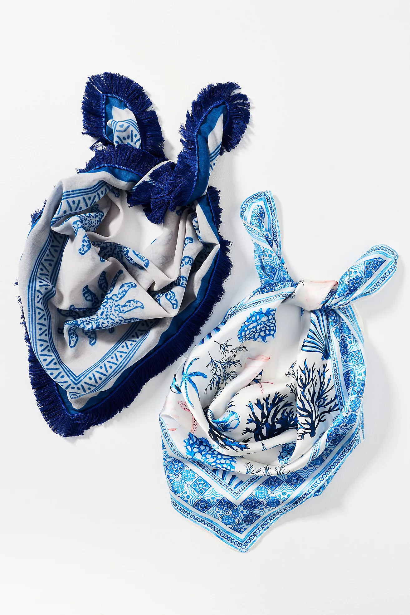 Satin Hair Scarves, Set of 2 | Anthropologie (US)