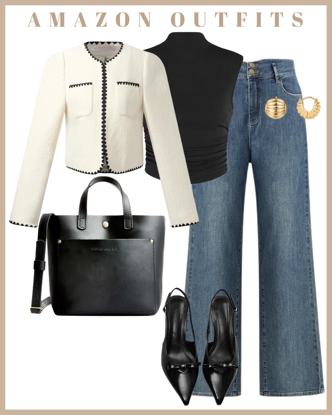 Flare it up this fall 👖🍂
Styled these Amazon flare jeans in 2 effortless ways — one dressy and one casual — because a good pair of jeans can take you anywhere! 🙌

👠 Look 1: Chic & elevated — perfect for dinner or a day at the office
🤍 Look 2: Casual & cozy — ideal for coffee runs and weekend strolls

Flattering, timeless, and super affordable — these flare jeans from Amazon are a must-have for your fall capsule wardrobe.
 

 #LTKFindsUnder50 #LTKStyleTip #LTKWorkwear