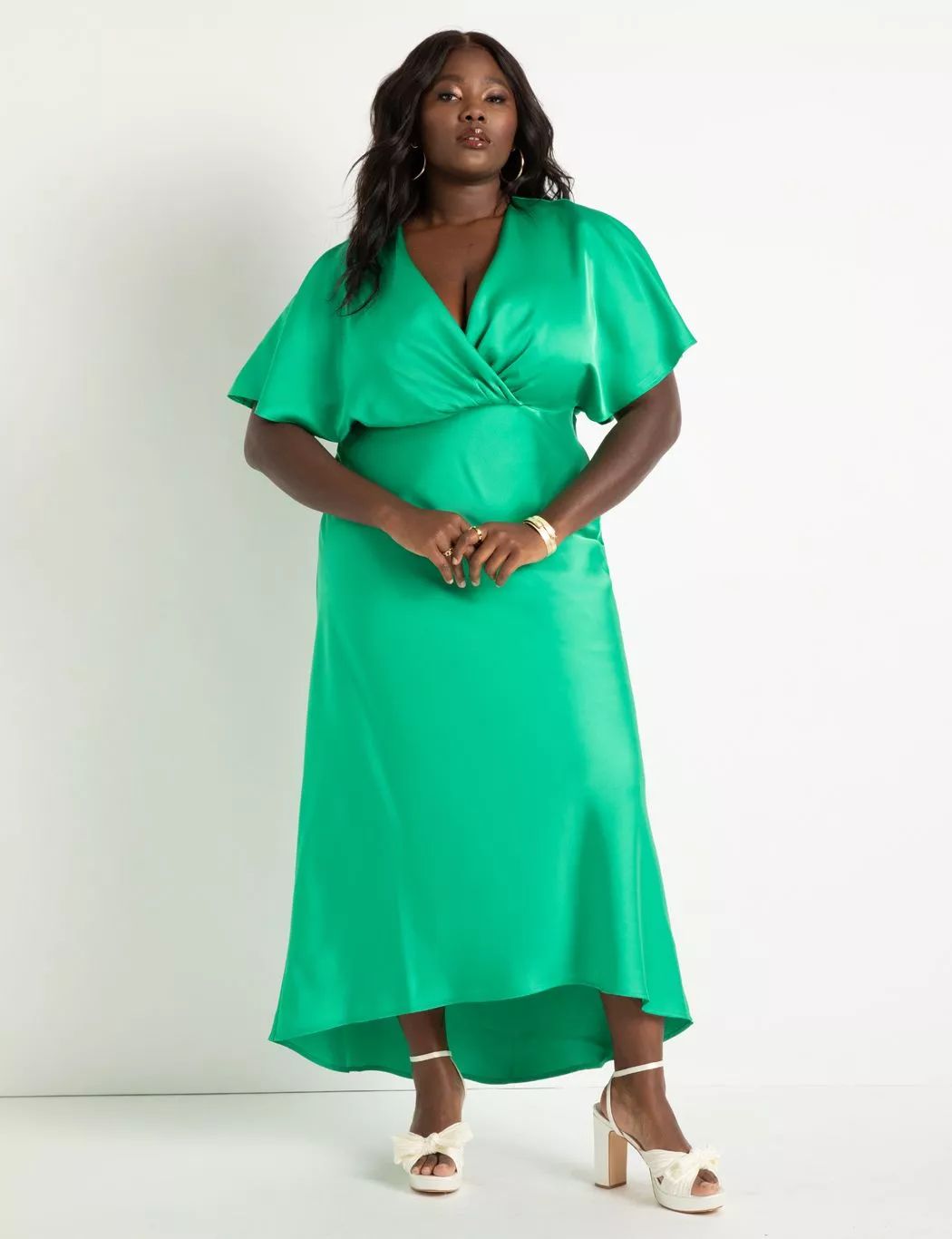 Kimono Sleeve Maxi Dress | Eloquii