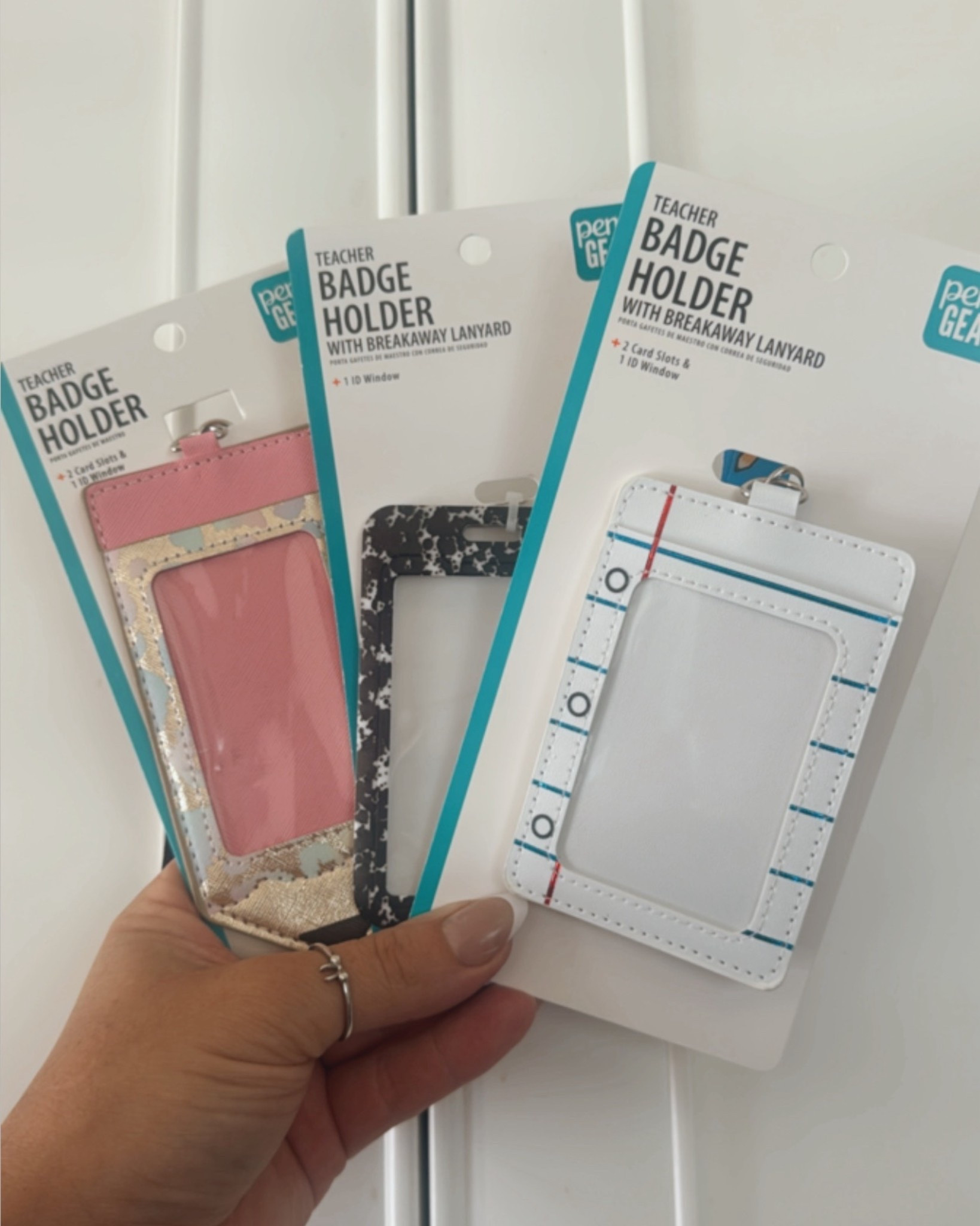 Back to school season is upon us! These Walmart Pen + Gear badge holders are a perfect addition to teacher gifts or gift them alone along with a gift card to target, starbucks, etc! I added some cute personalized options available on Etsy too! 

#teachergift #backtoschool #walmartfinds 

#LTKSeasonal