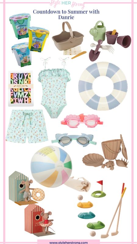 Summer fun for kids from Danrie: classic pool floats, Hampton swimsuits, sand toys, outdoor play, gardening toys, golf toys, goggles, beach toys 

#LTKFamily #LTKSwim #LTKKids