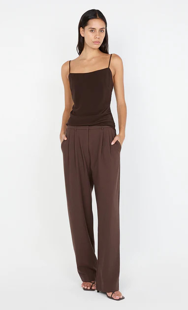 SILK CAMI - CHOC | Bec & Bridge (Global)