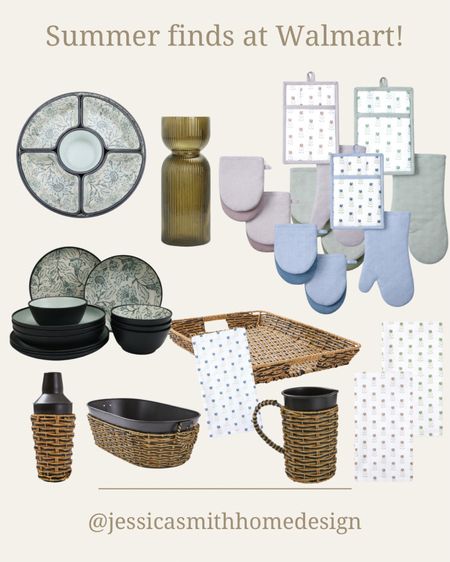 Melamine items perfect for outdoor hosting during the summer! It’s giving designer dupe  