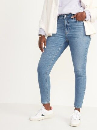 High-Waisted Rockstar Super Skinny Jeans for Women | Old Navy (US)