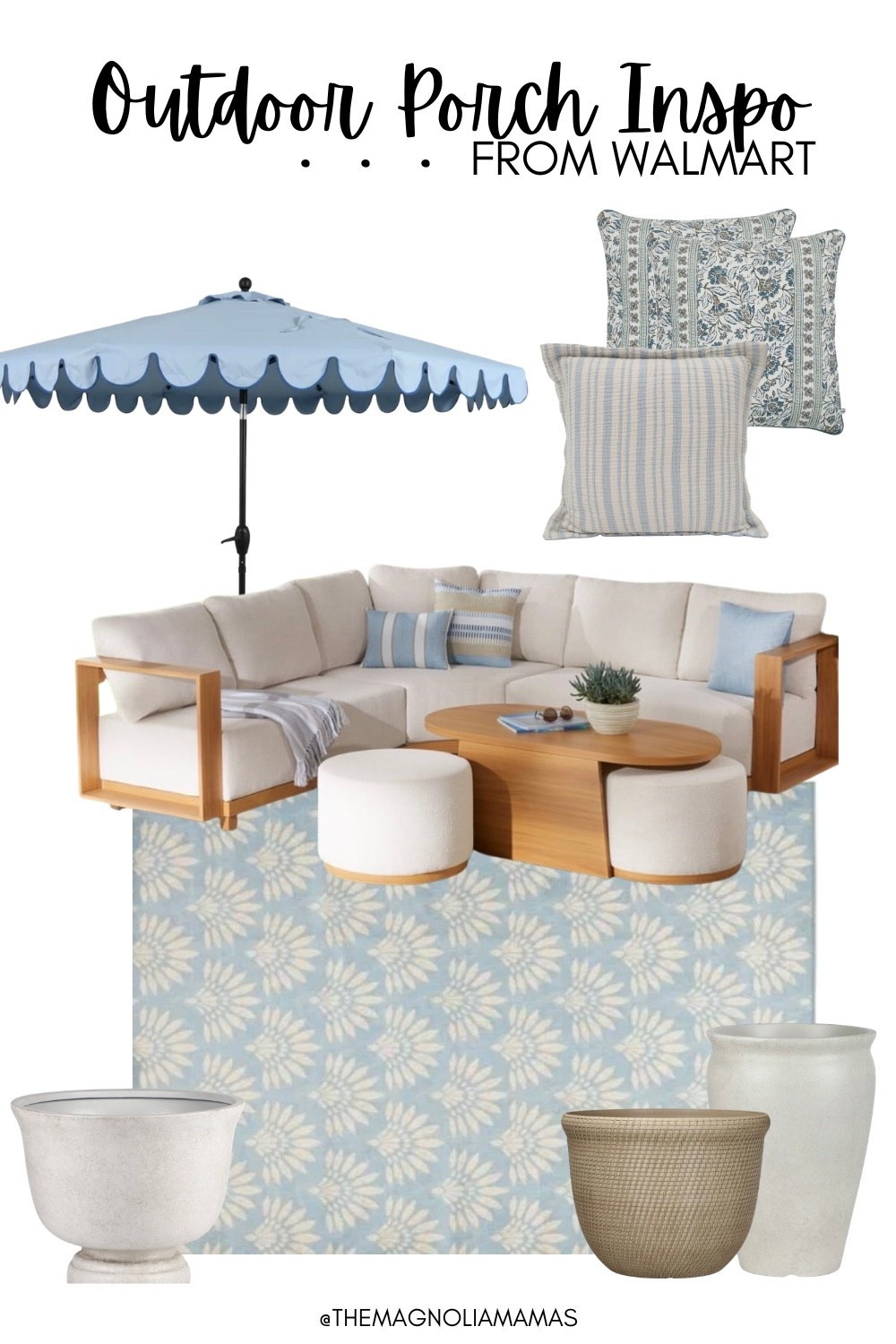 Outdoor patio refresh! 🩵

#LTKHome