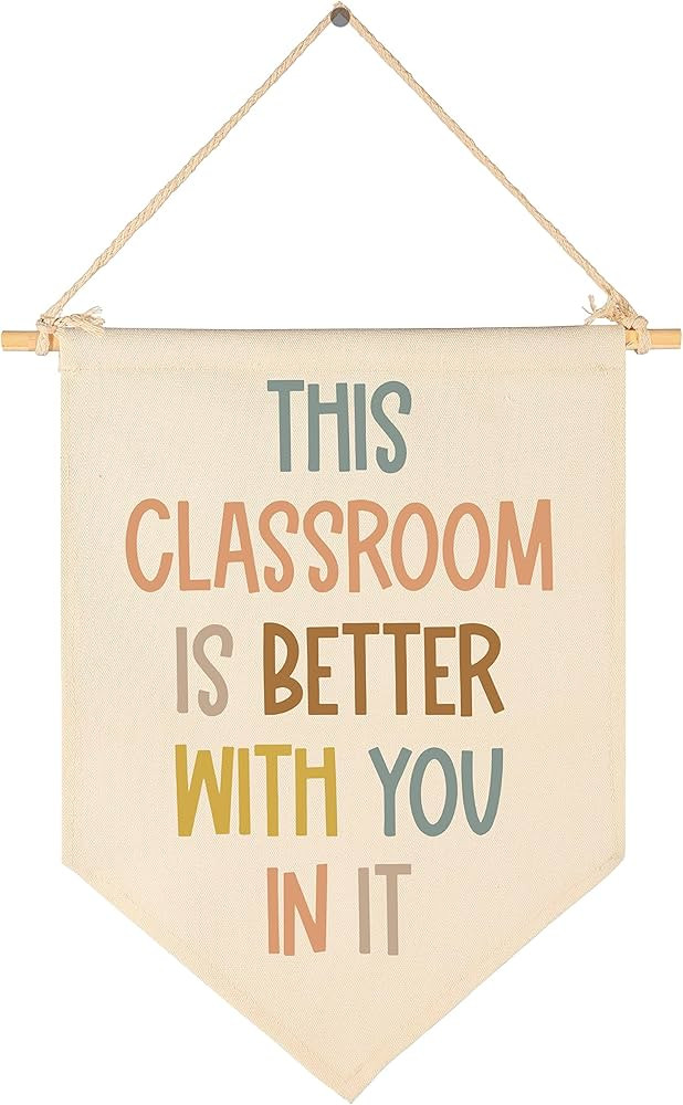 This Classroom is Better with You in It-Classroom Décor-Classroom Poste-Playroom Décor-Child Art-Can | Amazon (US)