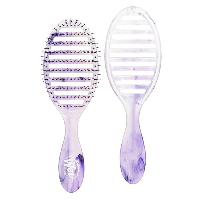 Wet Brush Speed Dry Hair Brush - Gemstone, Amethyst - Vented Design and Ultra Soft HeatFlex Brist... | Amazon (US)