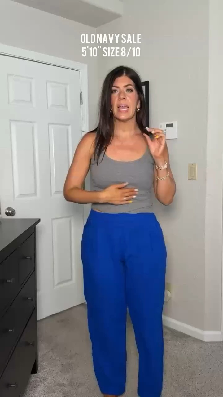old navy sale In a medium tank and medium tall pants  Midsize summer to fall outfits, easy outfit, workwear, fall fashion, lounge, midsize denim, casual, ootd, everyday outfit, mom life, brown, trendy tops, back to school

#LTKOver40 #LTKSeasonal #LTKootd