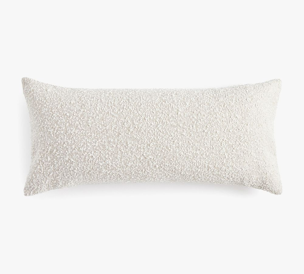 Elicia Textured Lumbar Pillow | Pottery Barn (US)