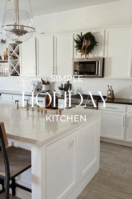 Simple Holiday Christmas decorating! #christmaskitchen #christmaskitchendecor #holidaykitchen

#LTKhome #LTKSeasonal #LTKHoliday