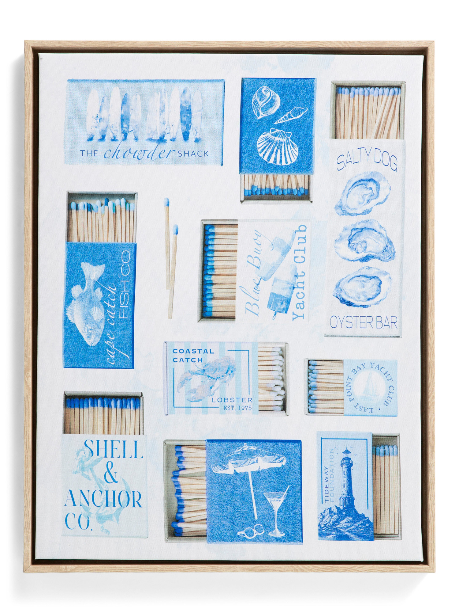 14x18 East Coast Matches Wall Art | TJ Maxx