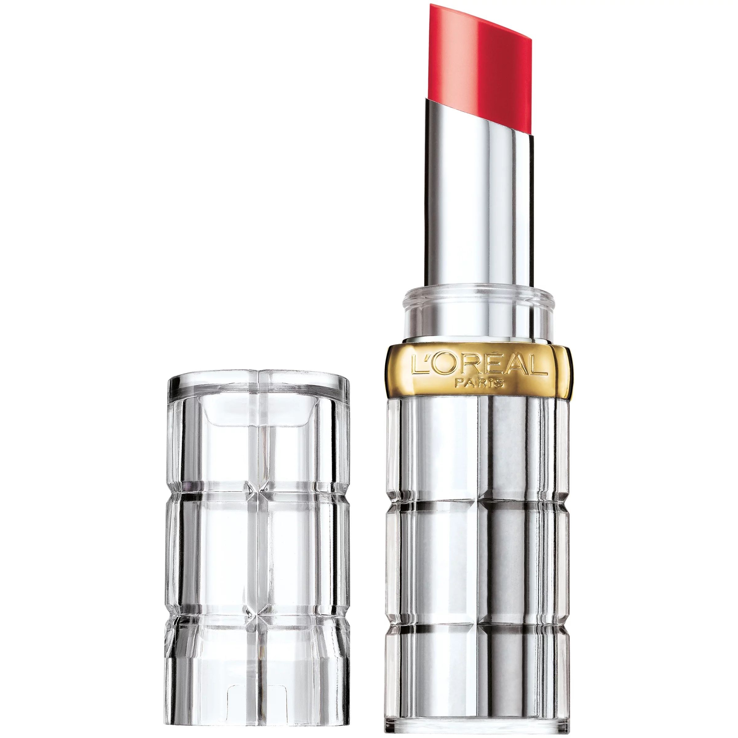 L'Oreal Paris Colour Riche Shine Glossy Ultra Rich Lipstick, Enamel Red | Walmart (US)