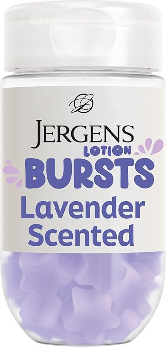 Jergens Lavender Lotion Bursts, Squishy Star-Shaped Moisturizer Bursts, 38 Ct | Amazon (US)