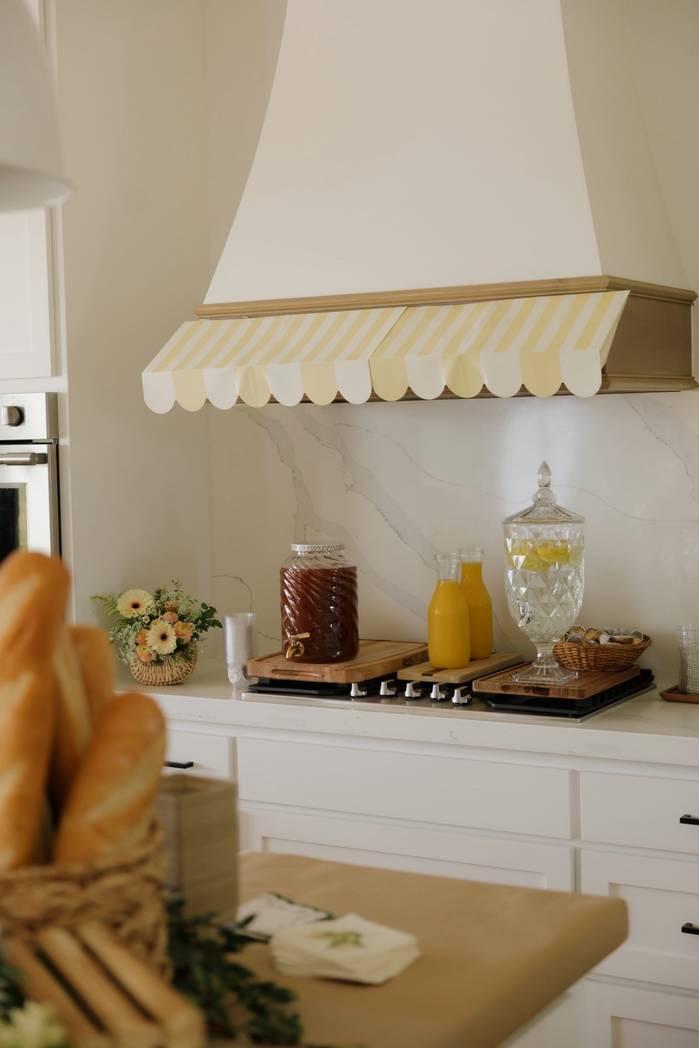 I wanted our kitchen to give farmers market vibes and this yellow awning from Amazon was the perfect addition!! Only $15 and so easy to assemble  

#LTKBaby #LTKSeasonal #LTKHome