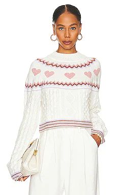 Lanelle Fairisle Cropped Sweater
                    
                    Lovers and Friends | Revolve Clothing (Global)