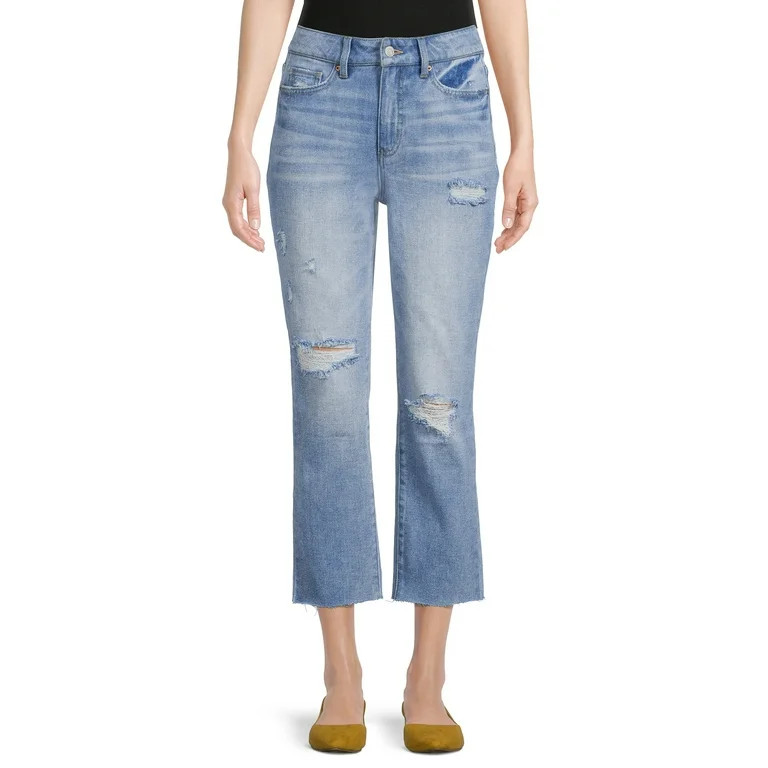 Time and Tru Women's Straight Crop Jeans | Walmart (US)