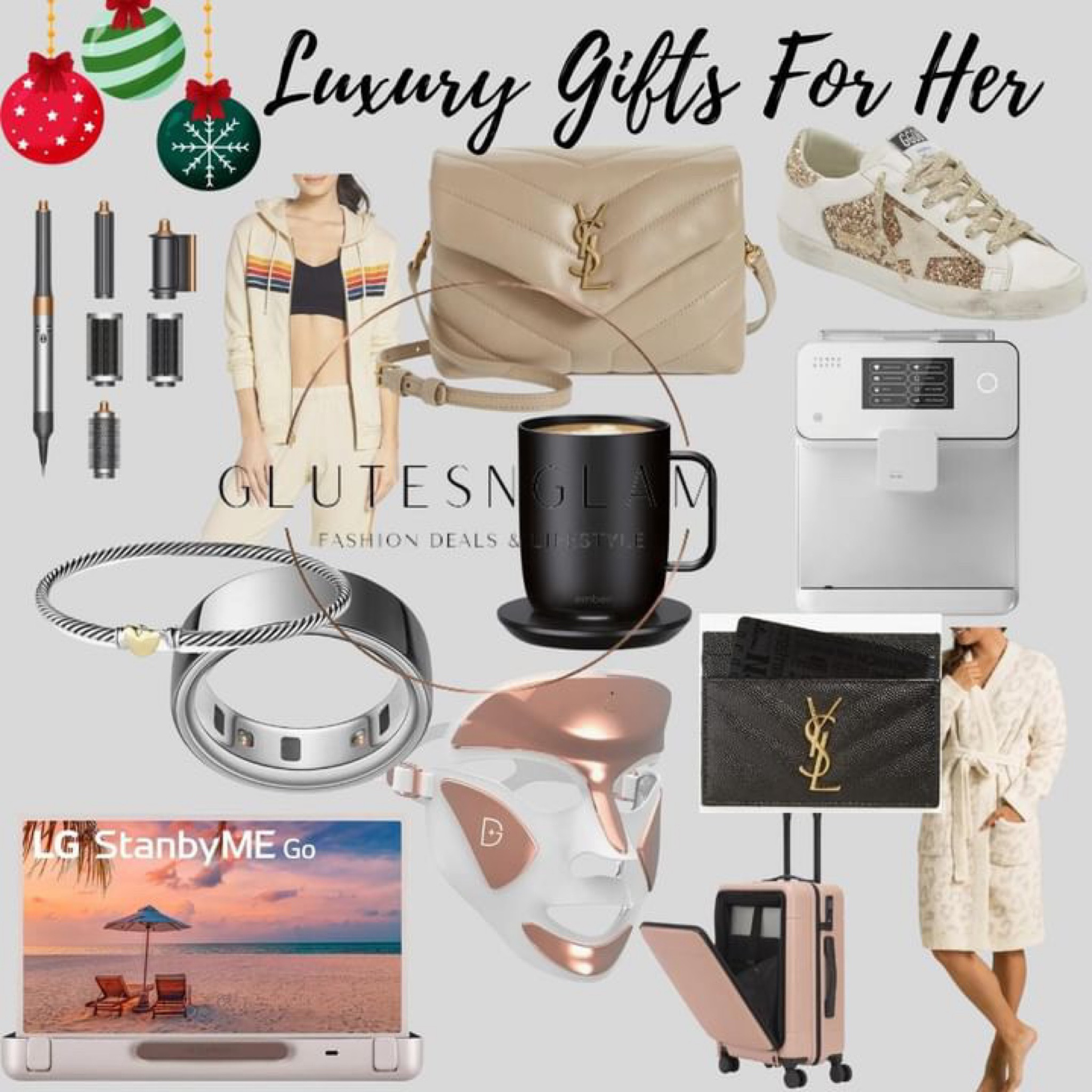 Gifts for her, luxury gifts for her, Christmas gift ideas, ysl wallet, ysl bag, plush cozy robe, holiday gift ideas  

#LTKHoliday #LTKGiftGuide #LTKSaleAlert