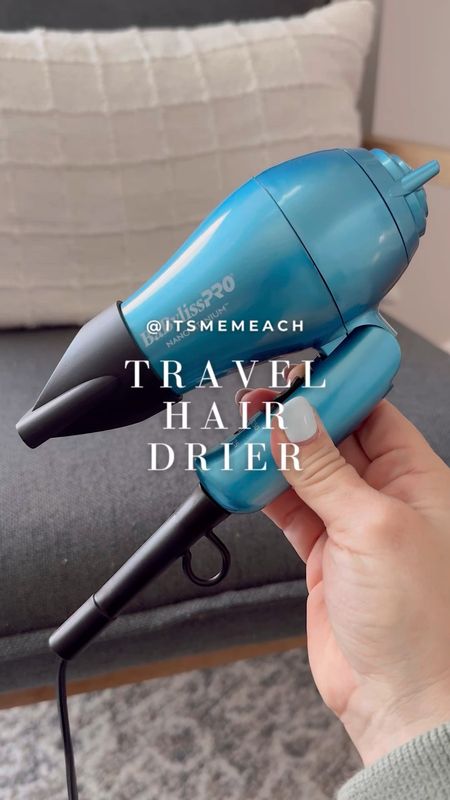 TRAVEL ESSENTIAL ALERT 🚨 This travel blow drier is honestly the GOAT. I have the larger version of this Babyliss drier, and I always travel with it because I’m not a fan of hotel ones. They’re just not as powerful and always suck my hair in. 😫 But this is just as good as the full-sized one, and it legit fits in the palm of my hand. I’m 5’1. My hands are small. So this is a big deal!! 🤪 Oh, and it’s only $35!! 

Linking it here for you all on several sites to be sure you can snag it before it sells out! Drop questions if you have them!

#LTKbeauty #LTKfindsunder50 #LTKtravel