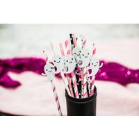 Pink Halloween Decorations. Ghost Party Straws. Birthday. Birthday Girl Decor | Etsy (US)