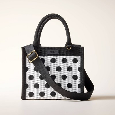 Polka Dot Knit Crossbody Bag - kate spade new york x Target White/Black | Target