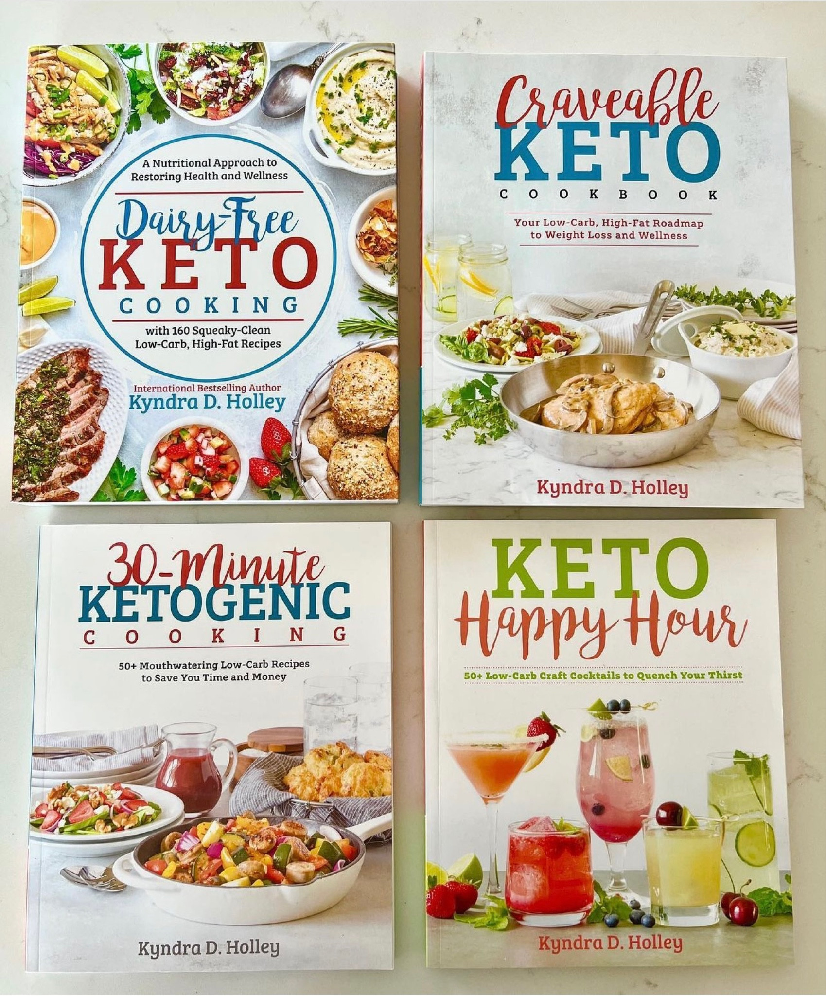 4 of my cookbooks - Dairy Free Keto Cooking, Craveable Keto, 30 Minute Ketogenic Cooking, Keto Happy Hourr

#LTKGiftGuide #LTKsalealert #LTKfindsunder50