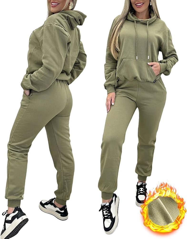CHICME BEST SHOPPING DEALS Chic Me 2 Piece Jogger Set Long Sleeve Hoodie Pullover Tops Tracksuit ... | Amazon (US)