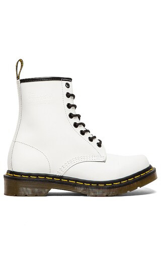 1460 8-Eye Boot in White | Revolve Clothing (Global)