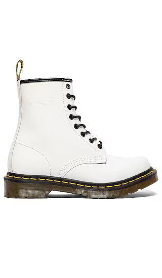 1460 8-Eye Boot in White | Revolve Clothing (Global)