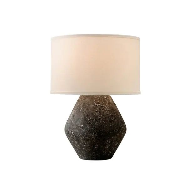 Troy Lighting Artifact 1-light Graystone Table Lamp - Overstock - 26412831 | Bed Bath & Beyond