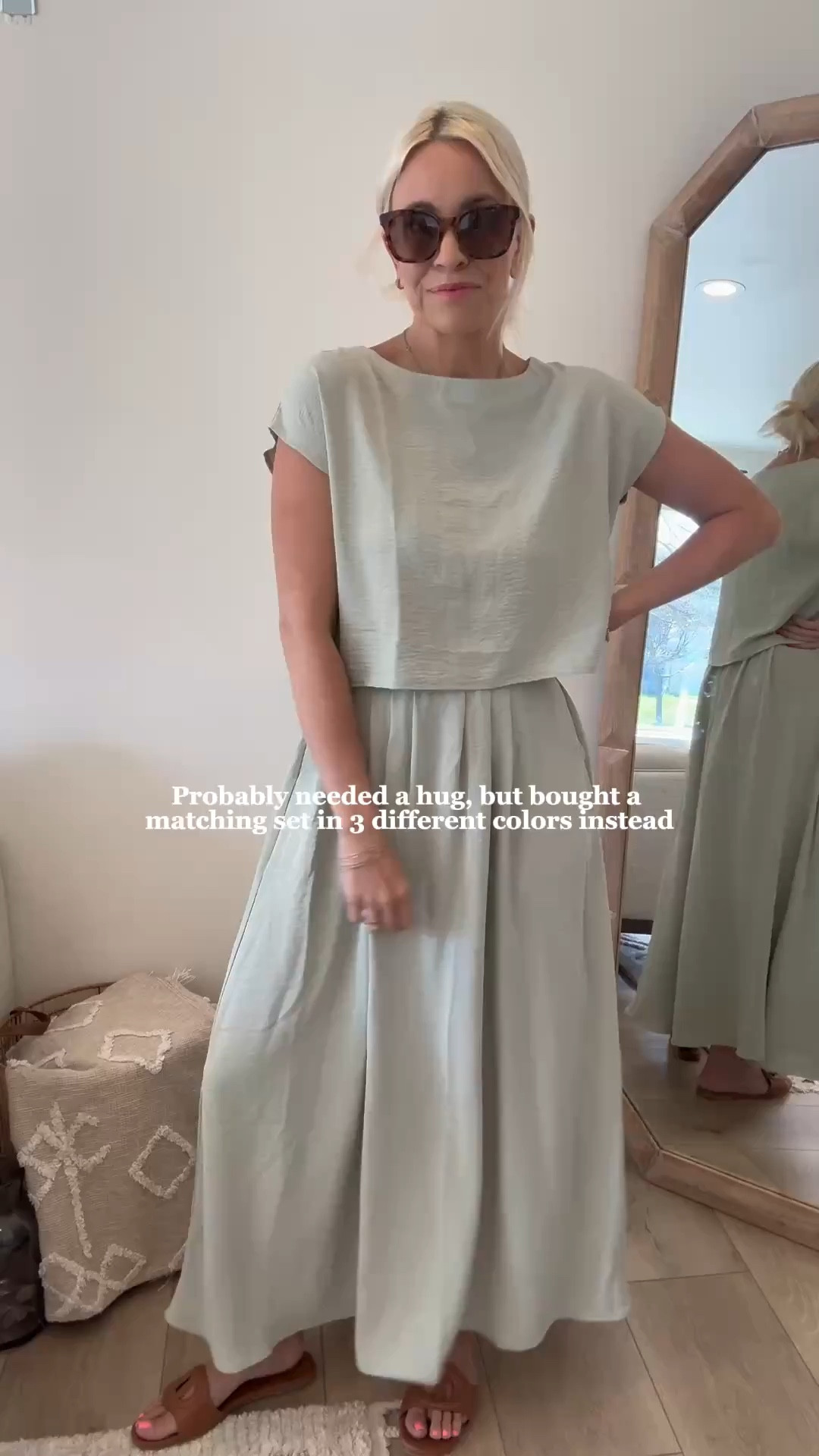 Amazon set I now have in more colors than I can count 🤣 it’s a perfect spring and summer staple 

