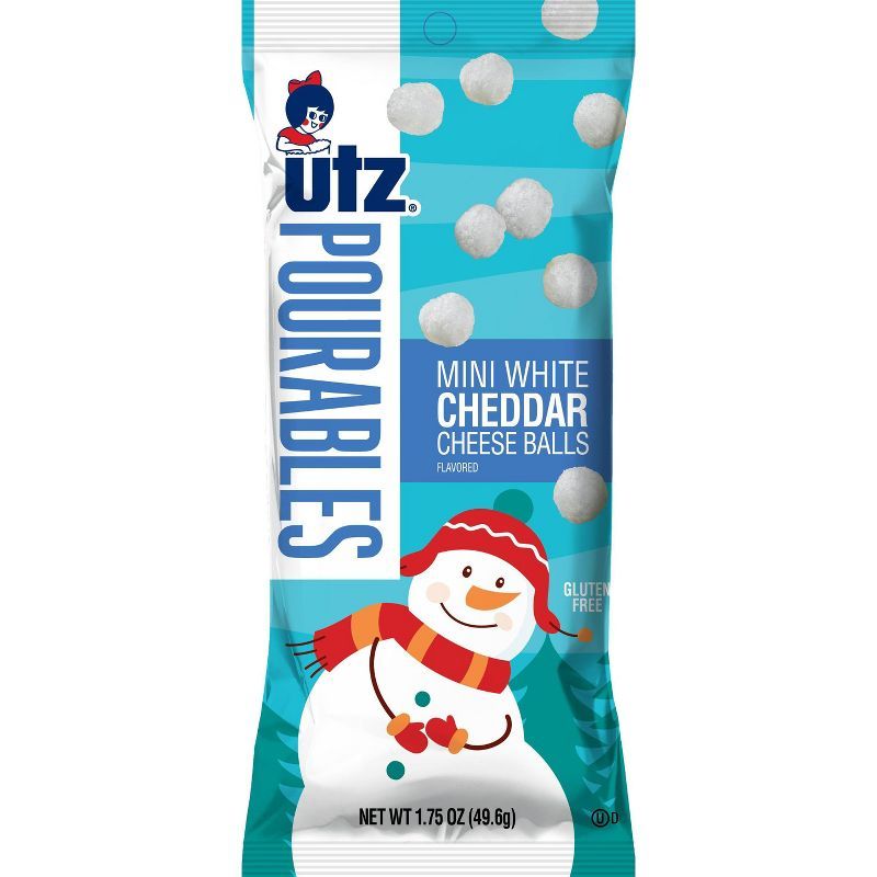 Utz Holiday White Cheddar Mini Cheeseballs - 1.75oz | Target