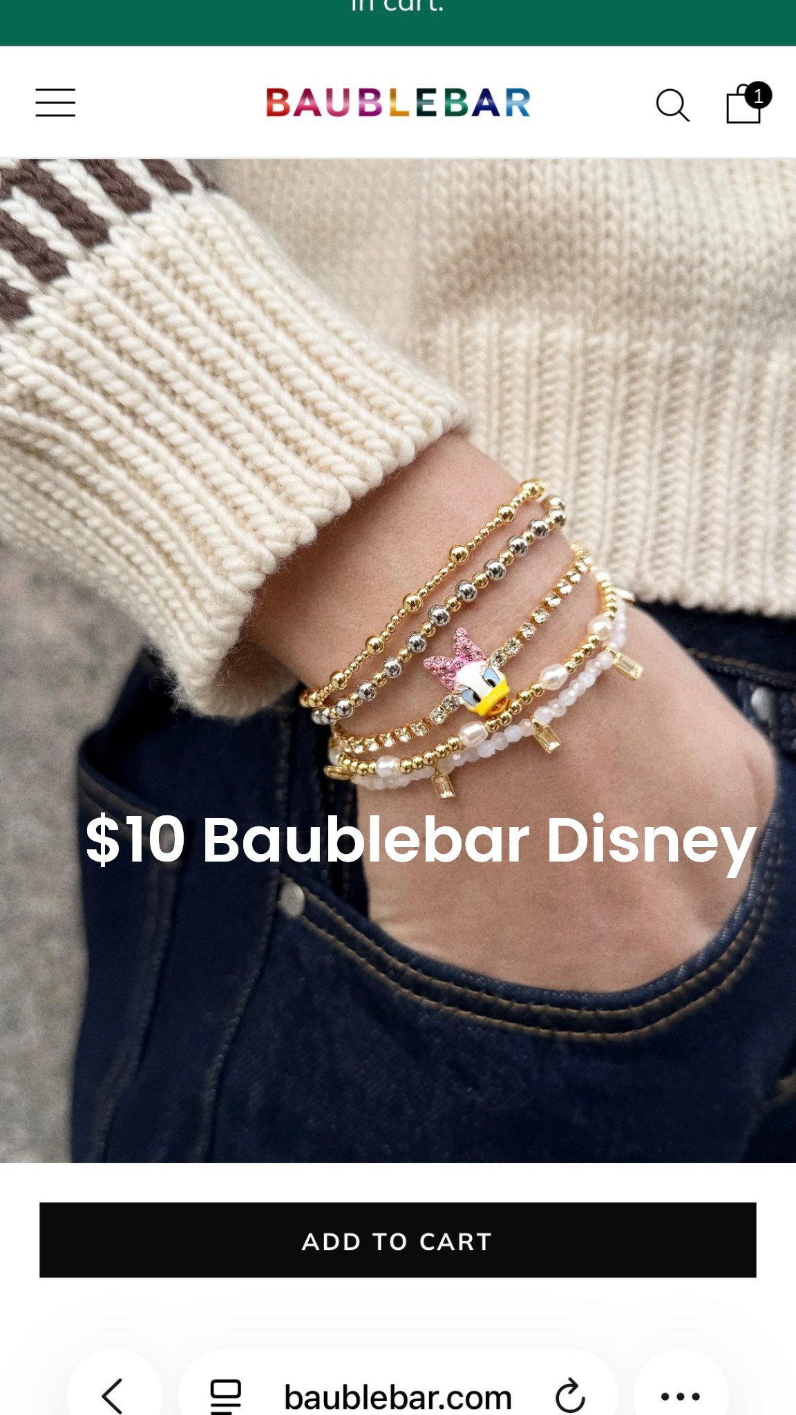 $10 Baublebar x Disney bracelets 

#LTKGiftGuide #LTKSaleAlert #LTKHoliday