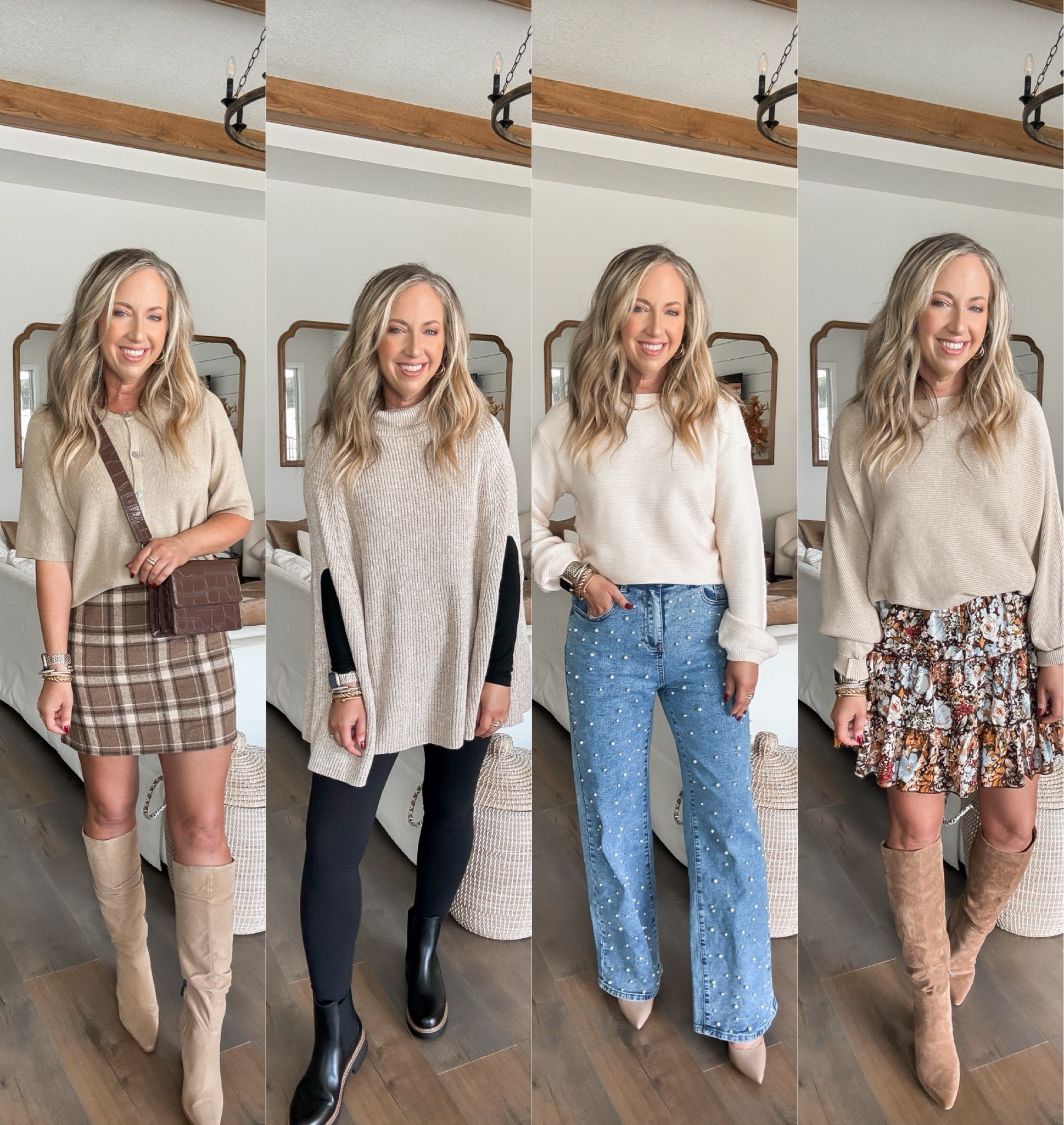 Thanksgiving outfits, Amazon fashion Amazon finds floral skort, plaid skort, pearl jeans, poncho, fall fashion fall outfits 

#LTKFindsUnder50 #LTKSeasonal