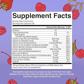 MaryRuth Organics Kids Vitamins | Multi | 1 Month Supply | Kids Multivitamin Gummies for Ages 4+ ... | Amazon (US)