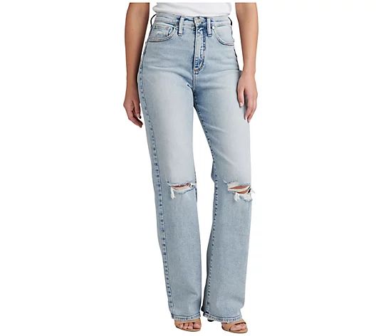 Silver Jeans Co. Highly Desirable Trouser Leg Jeans - QVC.com | QVC