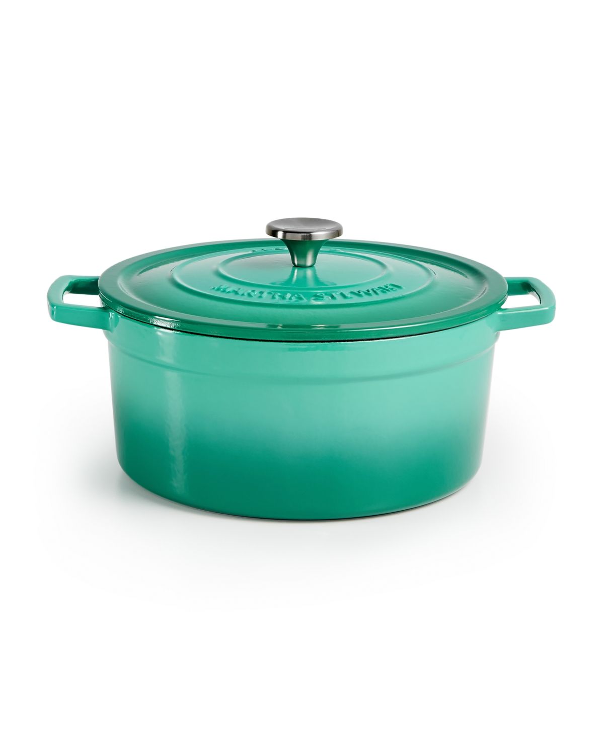 Martha Stewart Collection Enameled Cast Iron Round 6-Qt. Dutch Oven, Created for Macy's | Macys (US)